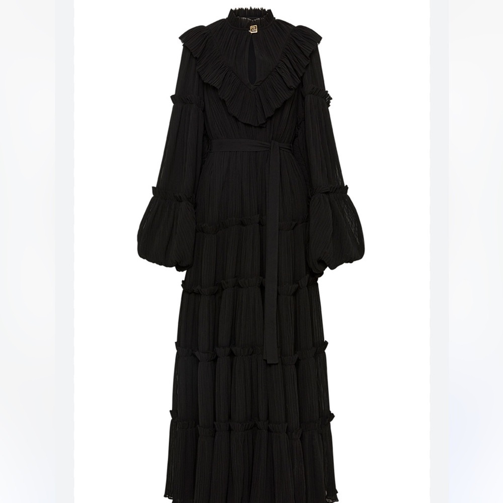 Aje Robyn Tiered Midi Dress - Picture 3 of 12